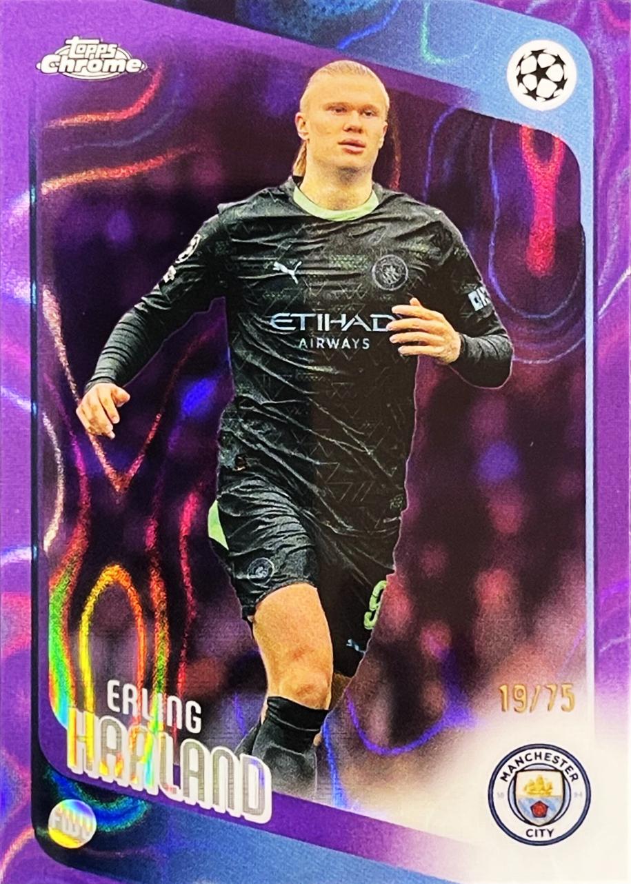 Erling Haaland [Purple Lava Refractor] #181