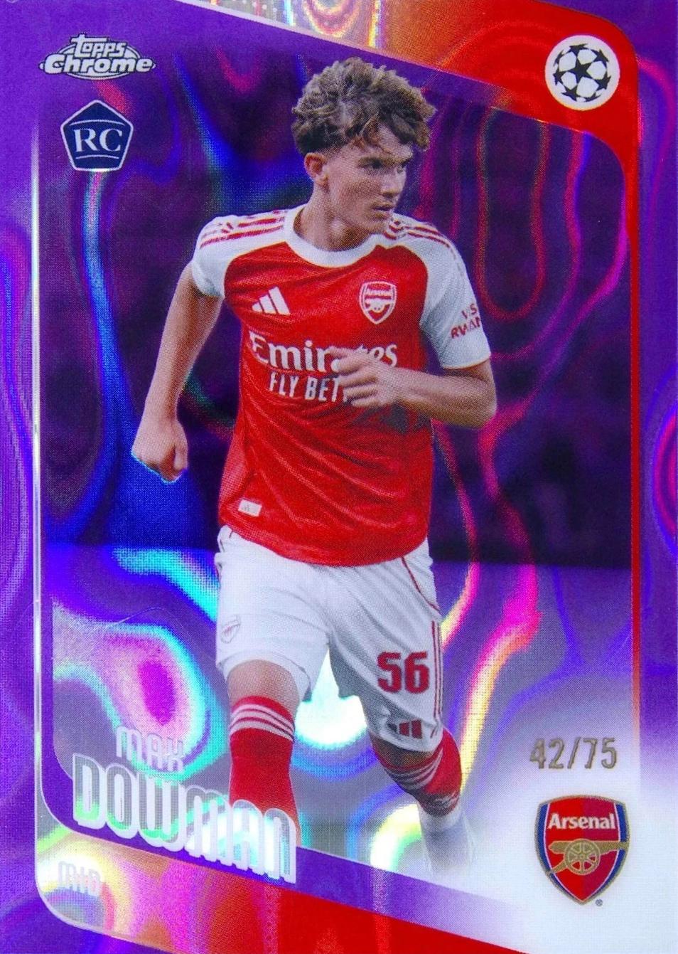 Max Dowman [Purple Lava Refractor] #57