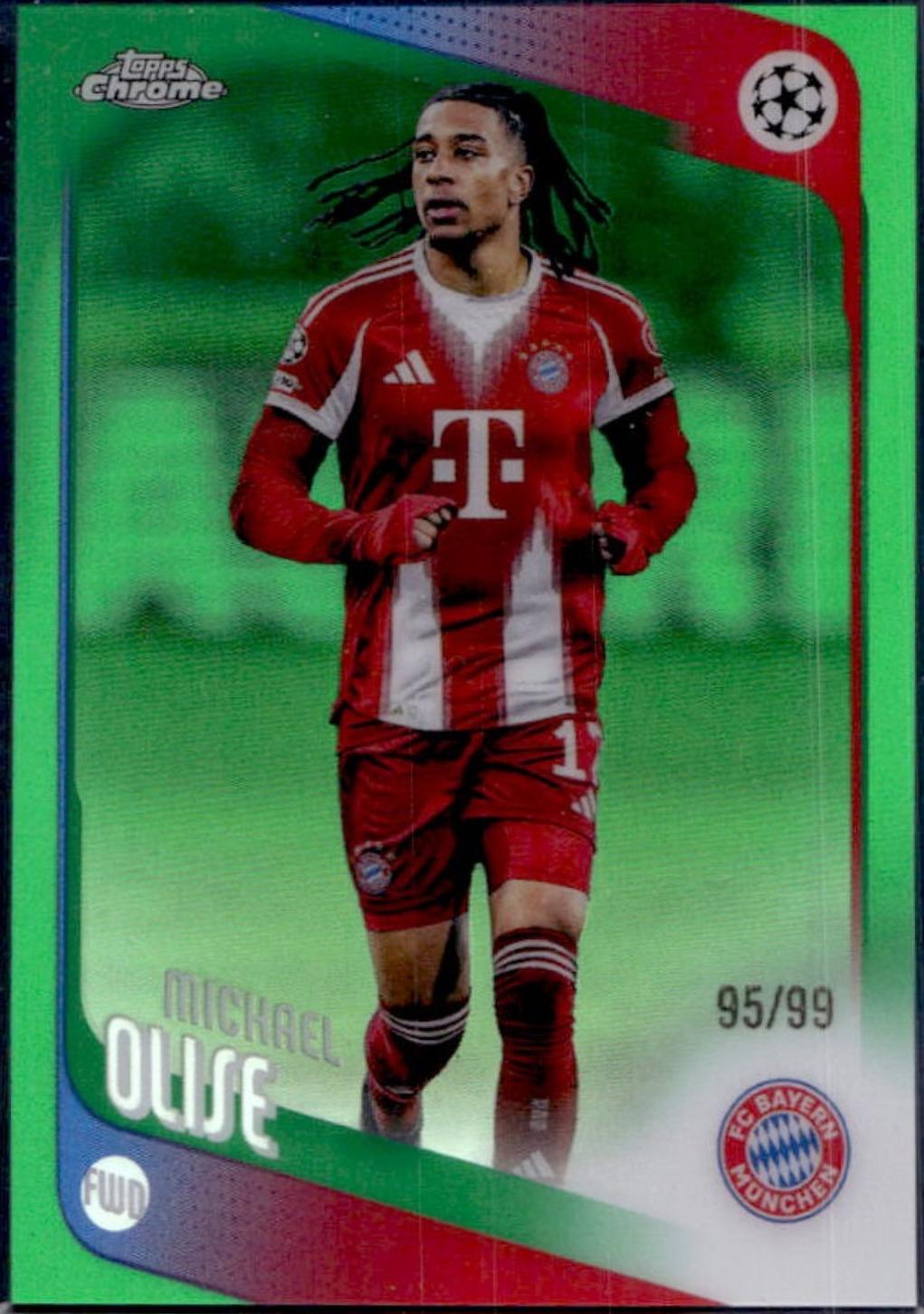 Michael Olise [Green Refractor] #4