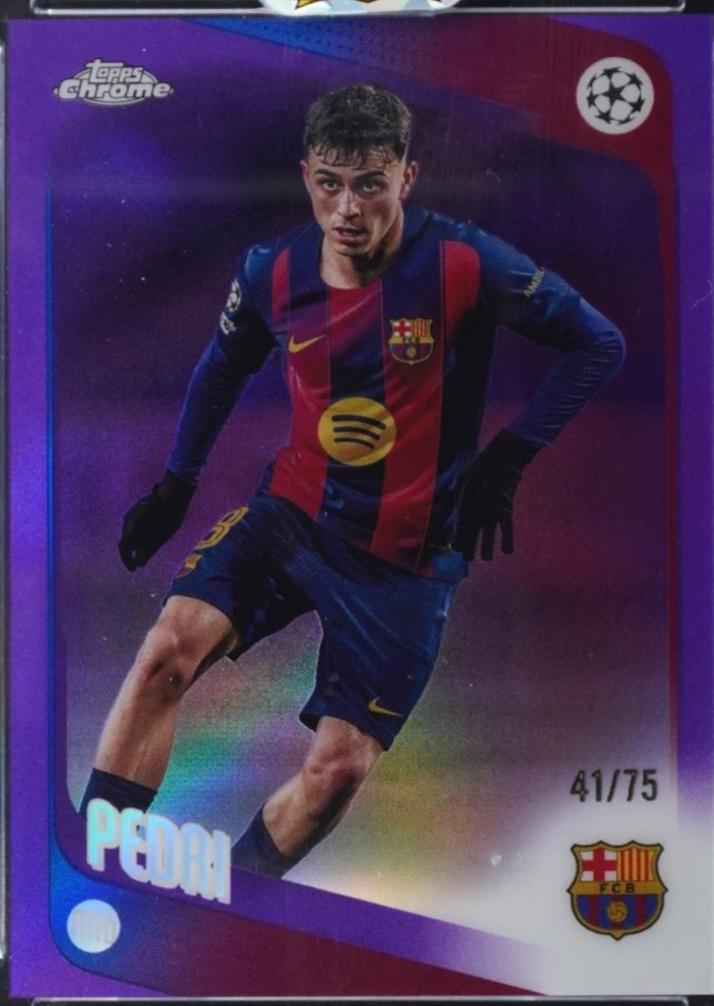 Pedri [Purple Refractor] #196