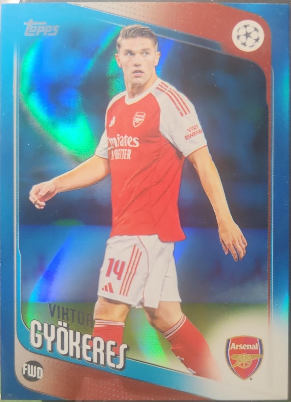 Viktor Gyokeres [Neon Blue Flowfractor] #42