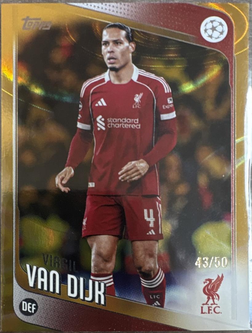 Virgil van Dijk [Gold Raindrops] #79