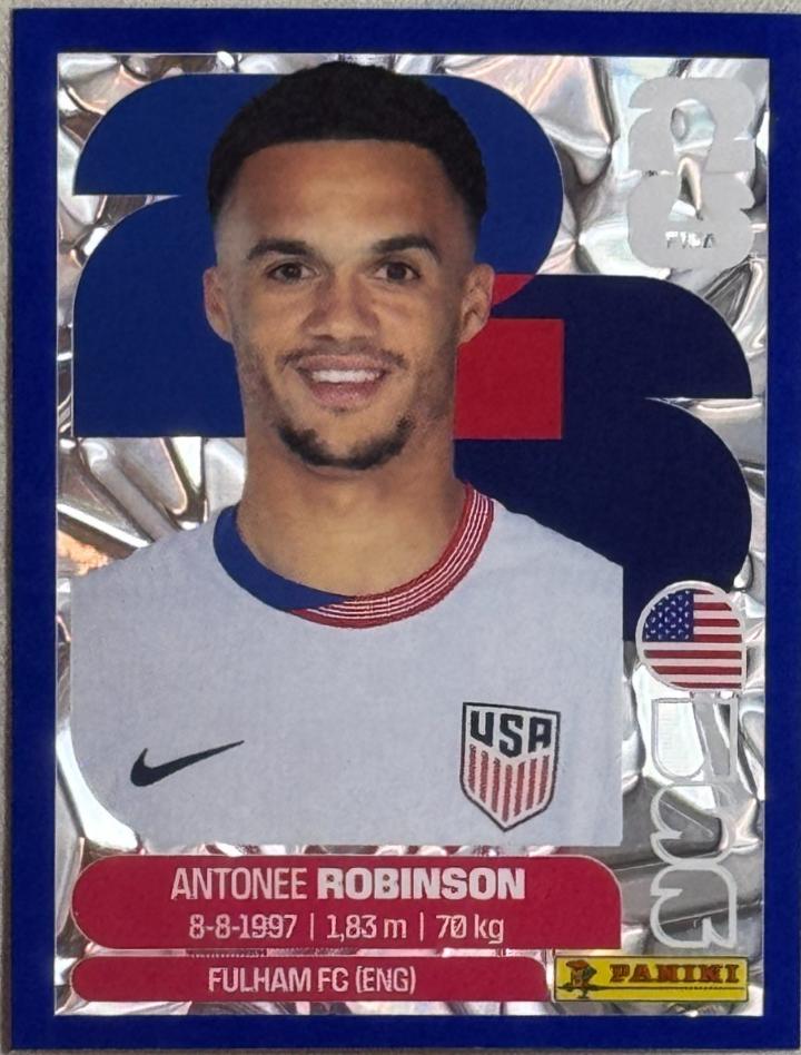 Antonee Robinson [Blue Crumple] #USA7