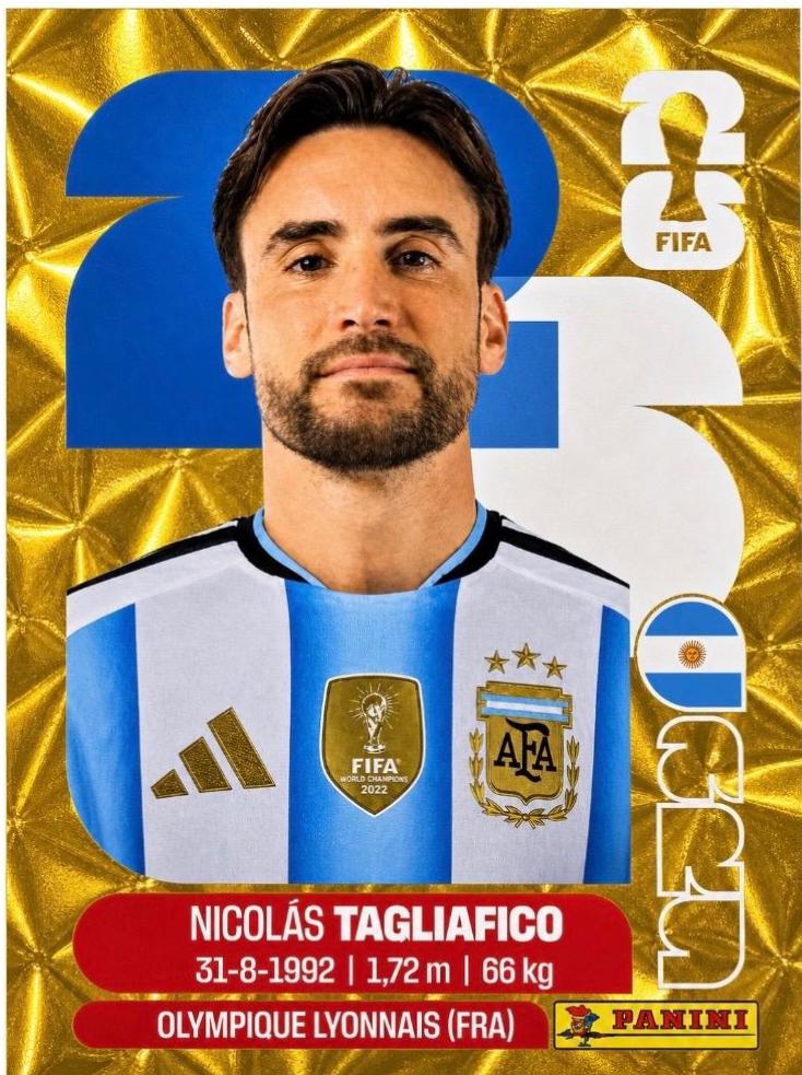 Nicolas Tagliafico [Gold Flood Crumple] #ARG6