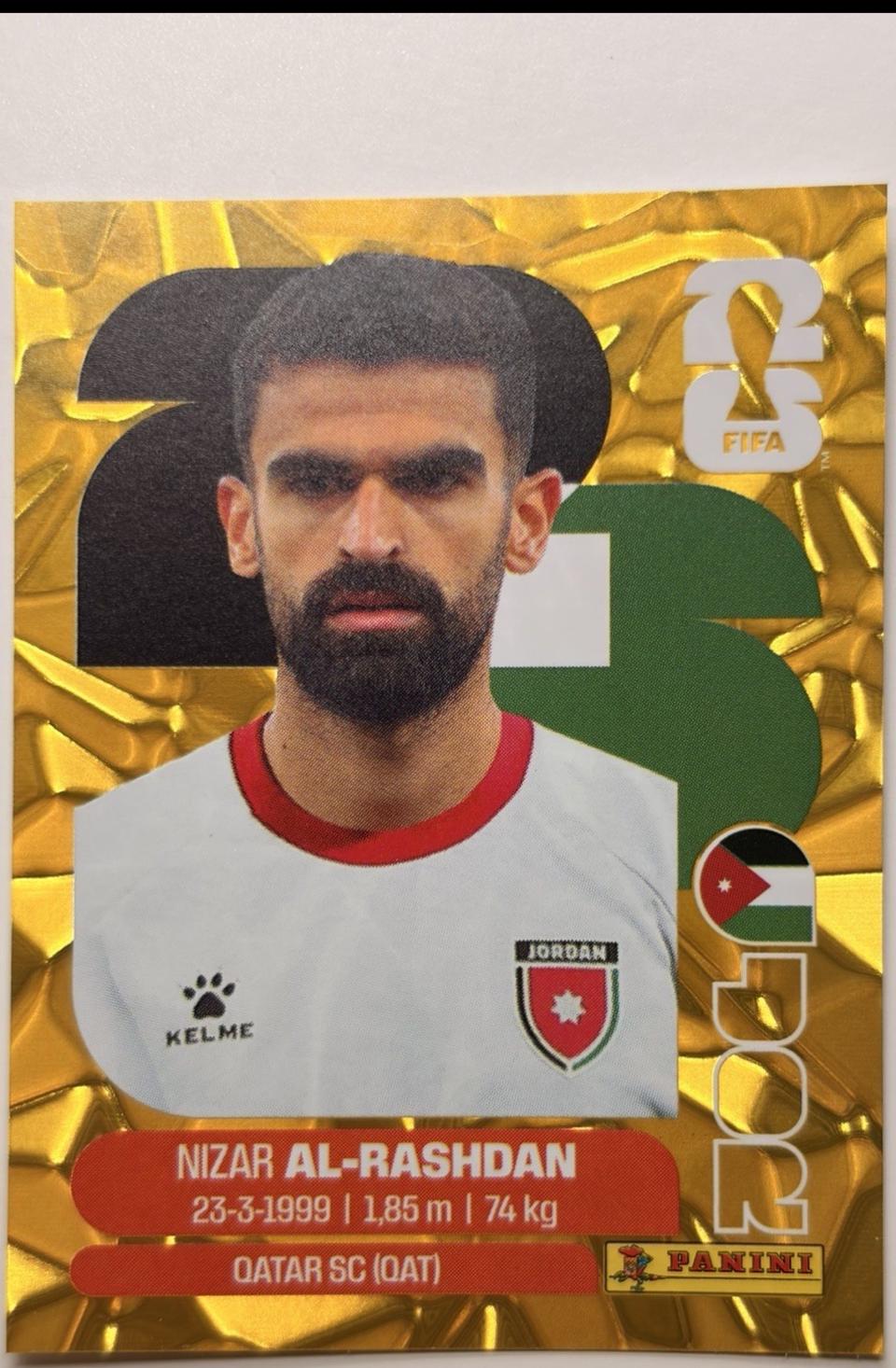 Nizar Al-Rashdan [Gold Flood Crumple] #JOR10