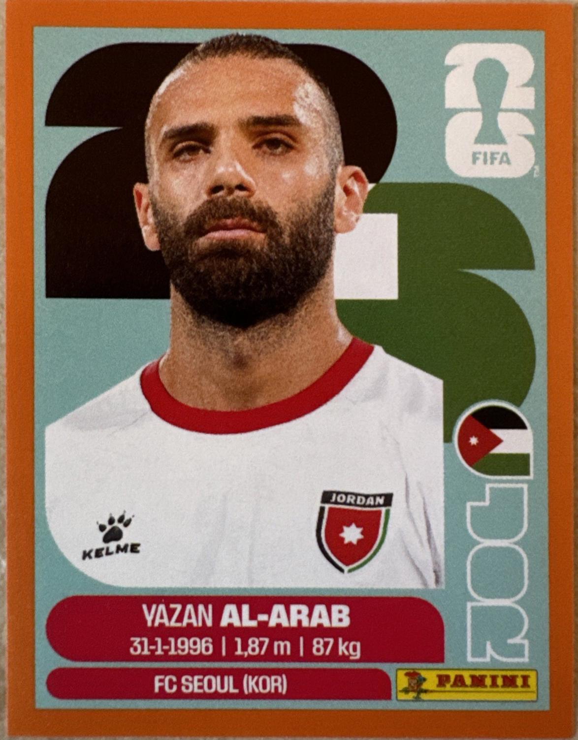 Yazan Al-Arab [Orange] #JOR5