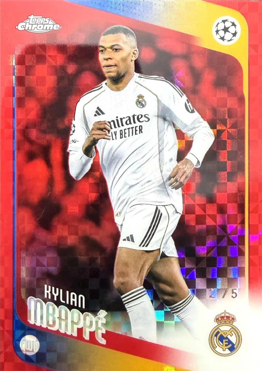 Kylian Mbappe [Red X-Fractor] #112
