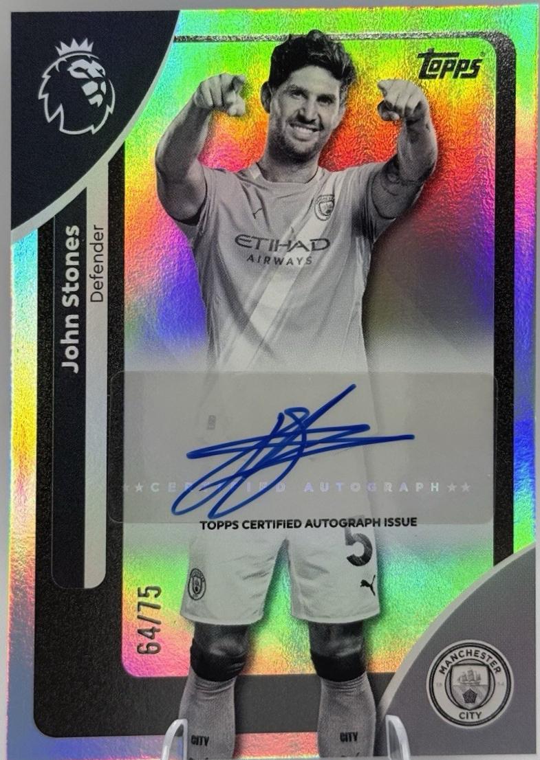 John Stones [Black White Rainbow] #AC-JSO