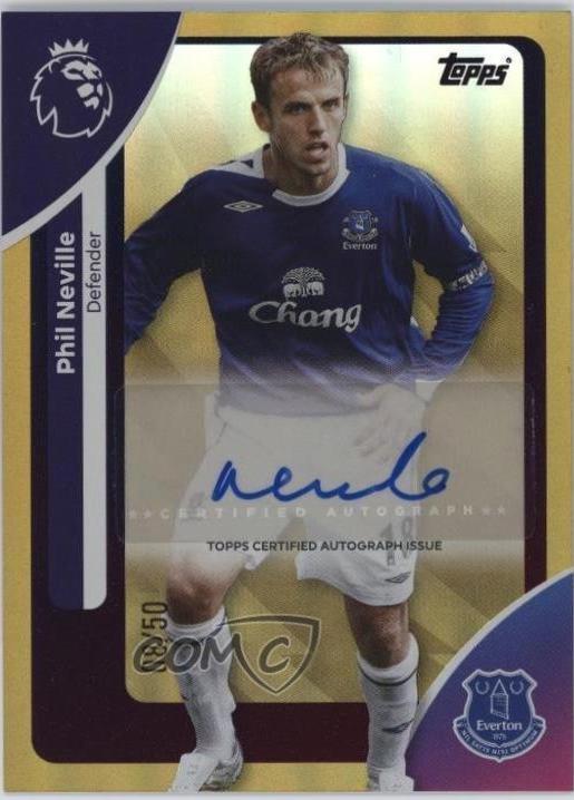 Phil Neville [Gold Rainbow] #AC-PN