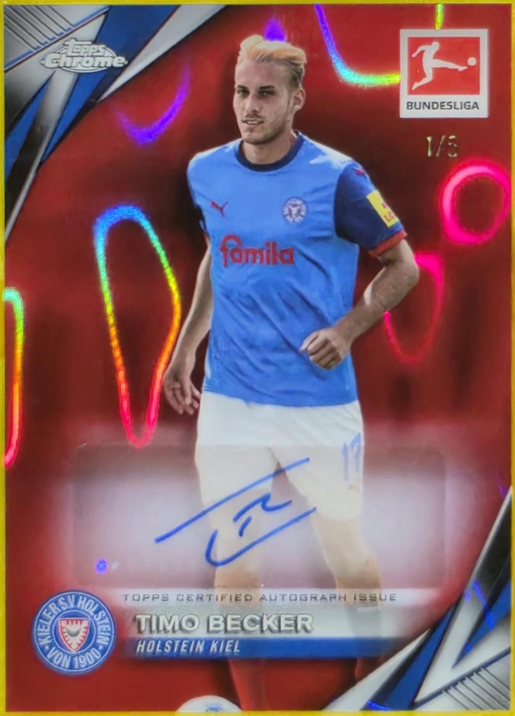 Timo Becker [Red Lava Refractor] #BA-TB