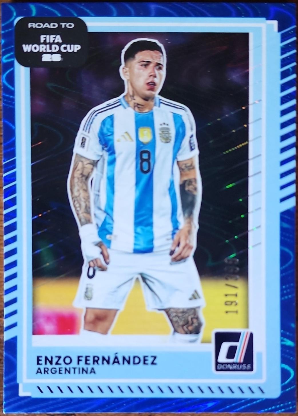 Enzo Fernandez [Blue Swirl] #158