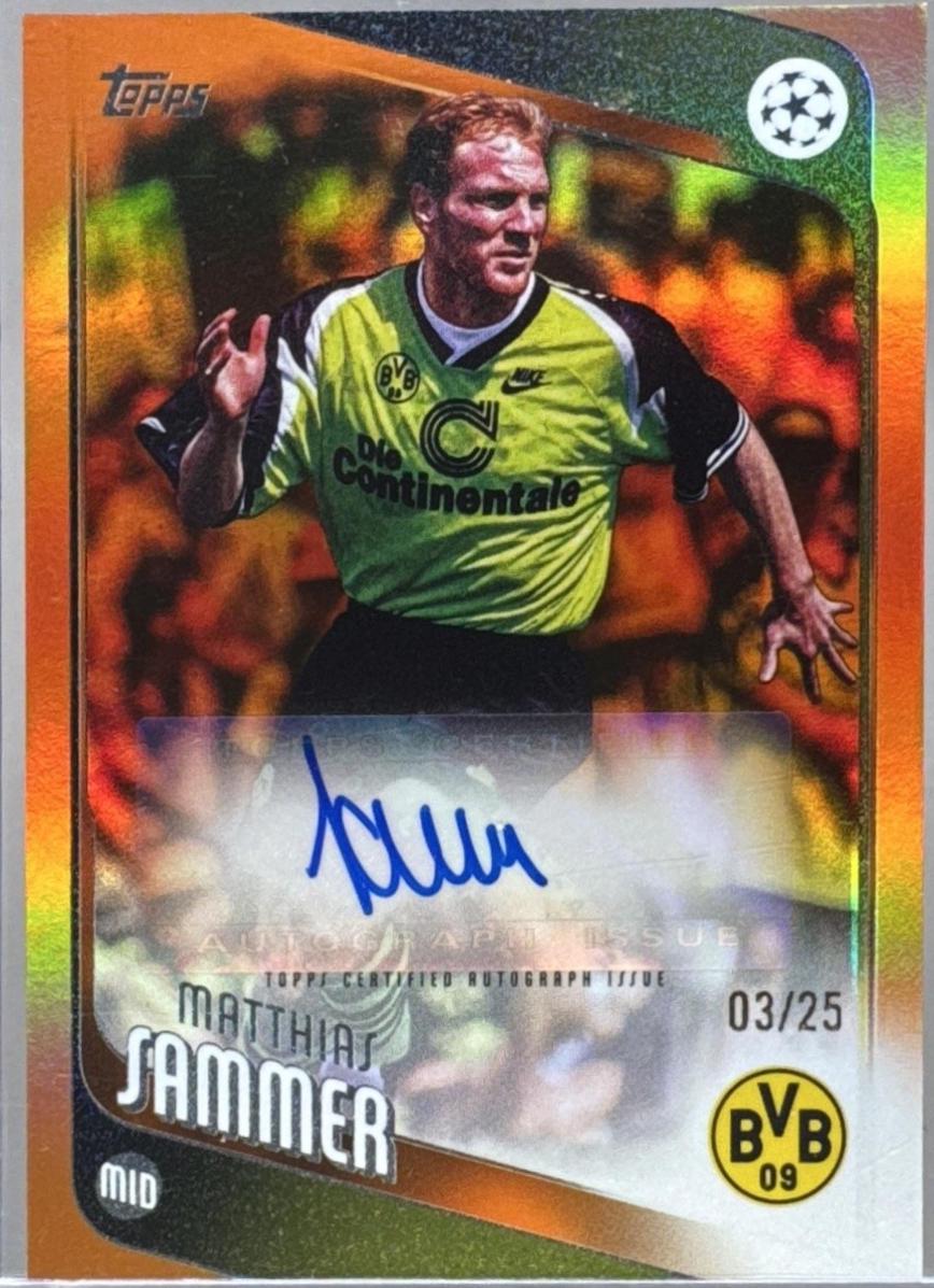 Matthias Sammer [Orange Foil] #BA-MS