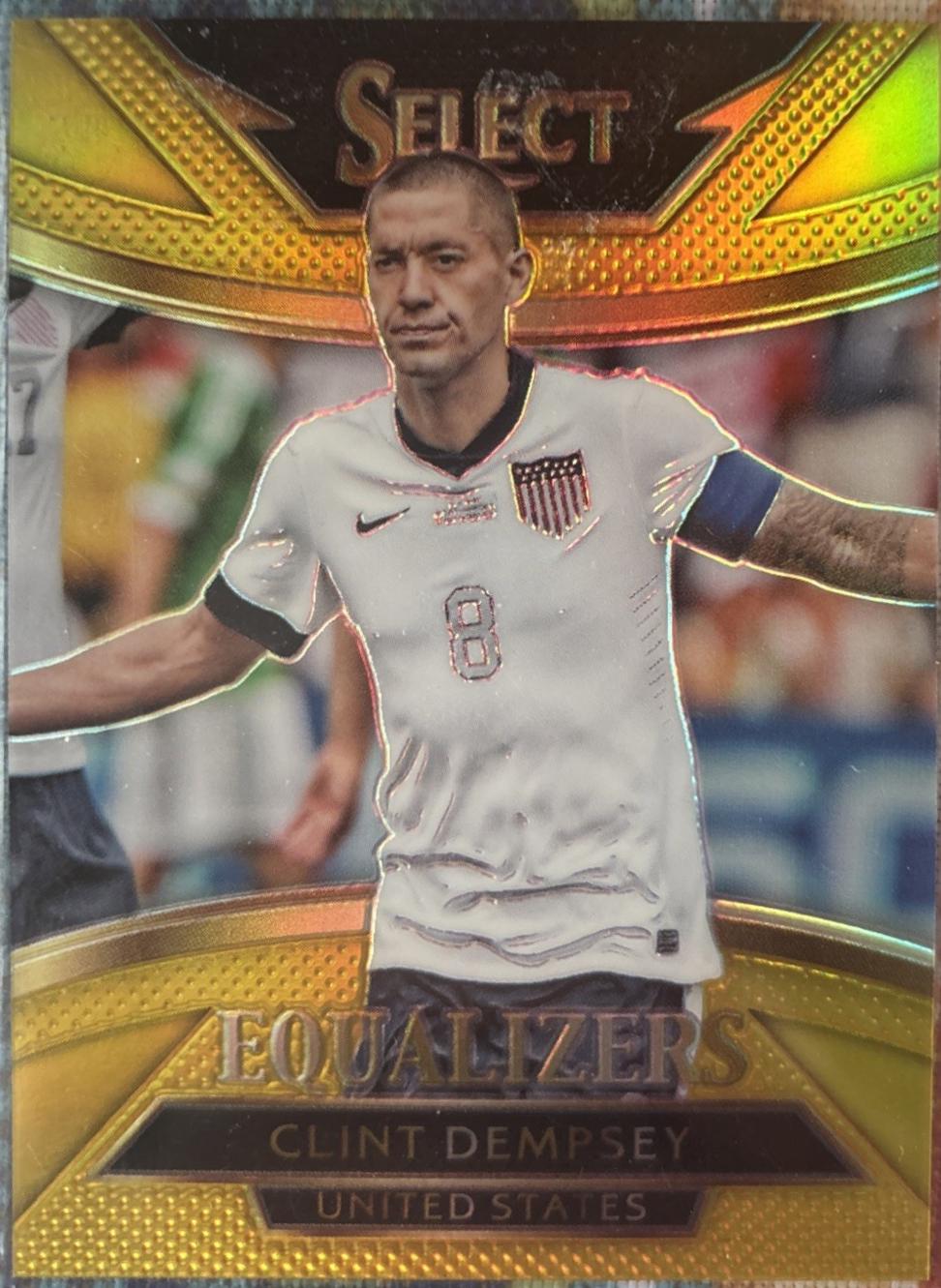 Clint Dempsey [Gold Prizm] #19