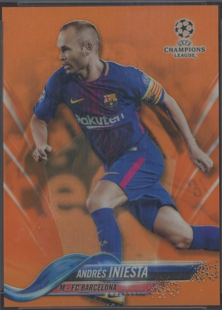 Andres Iniesta [Orange Refractor] #94