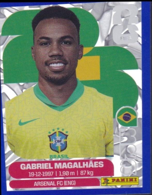 Gabriel Magalhaes [Blue Crumple] #BRA6
