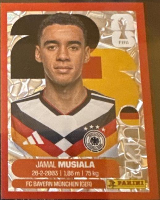 Jamal Musiala [Red Crumple] #GER15
