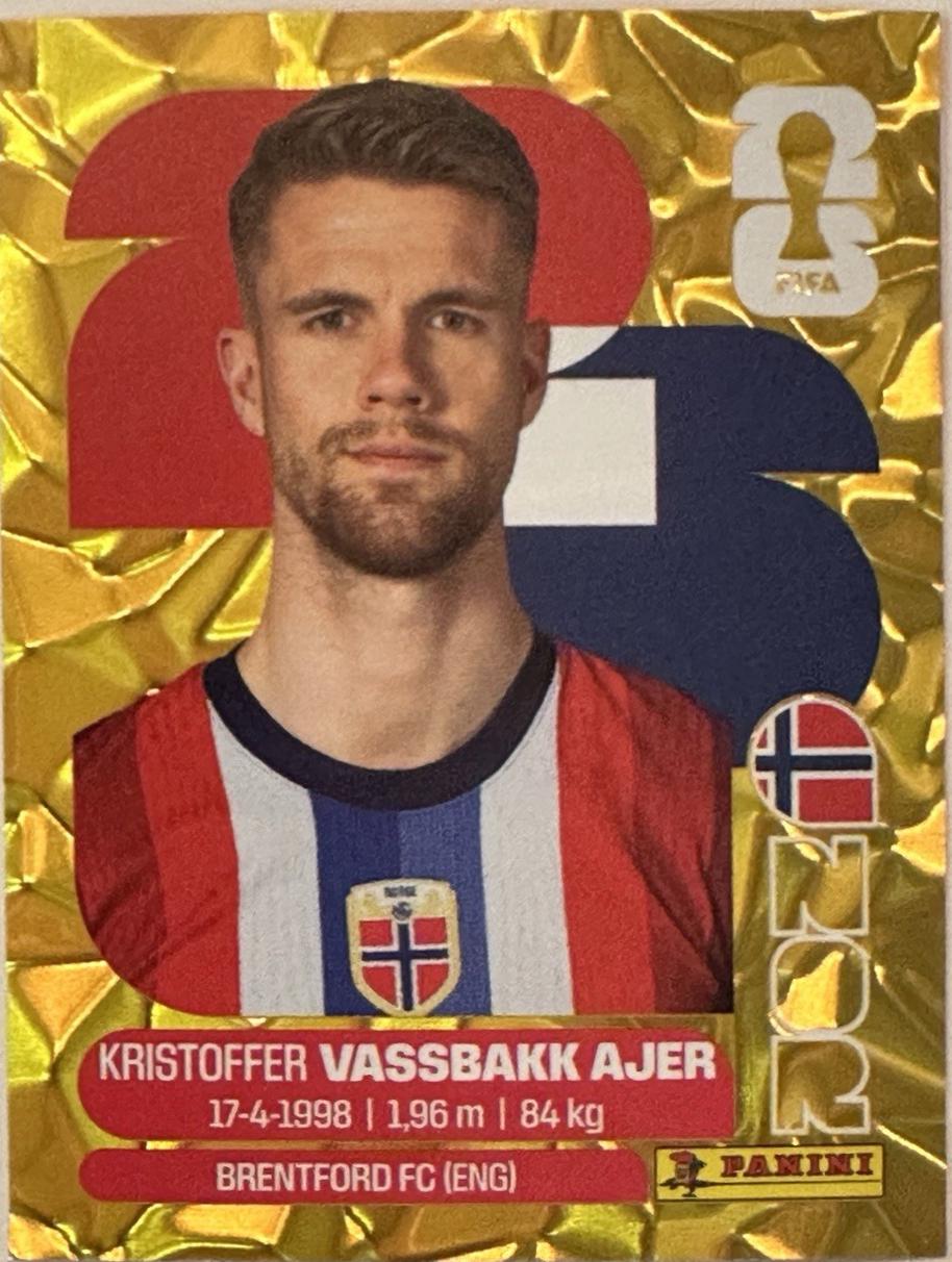 Kristoffer Vassbakk Ajer [Gold Flood Crumple] #NOR5