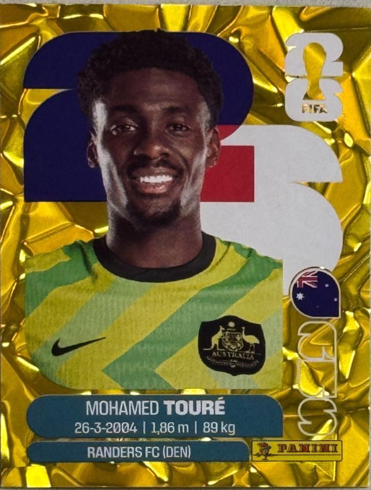 Mohamed Toure [Gold Flood Crumple] #AUS20
