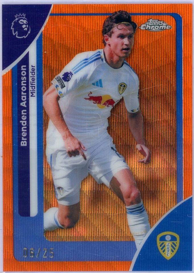 Brenden Aaronson [Orange Wave Refractor] #105