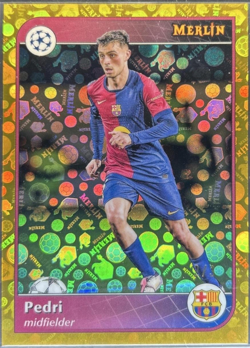 Pedri [Gold Vintage Refractor] #8