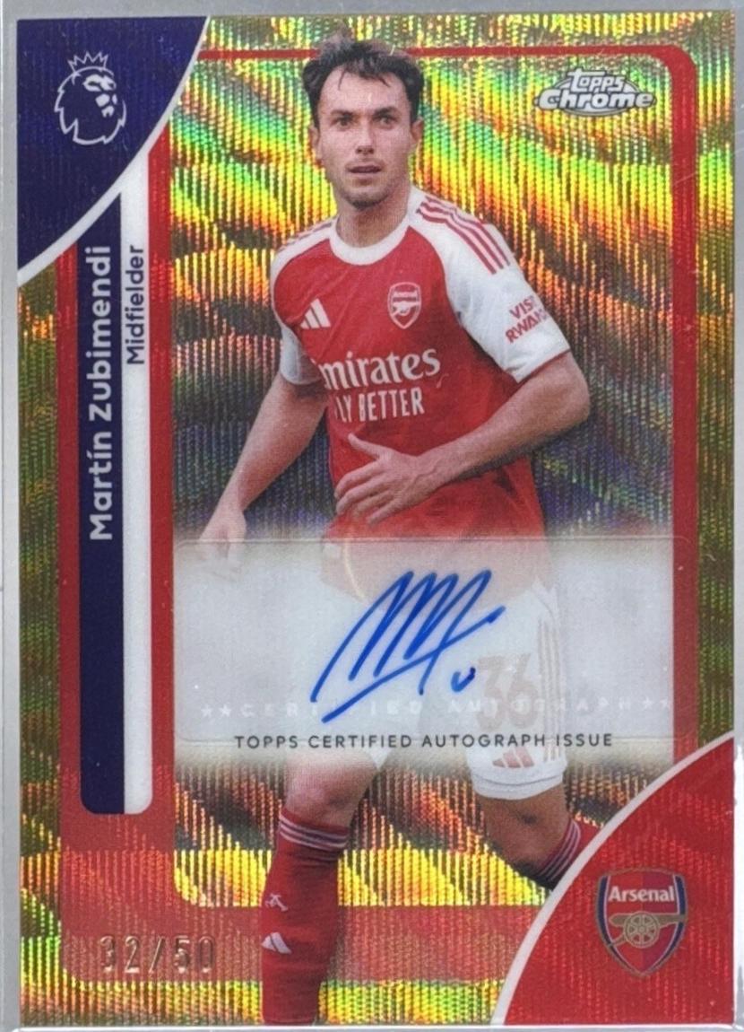 Martin Zubimendi [Gold Wave Refractor] #CA-MZ