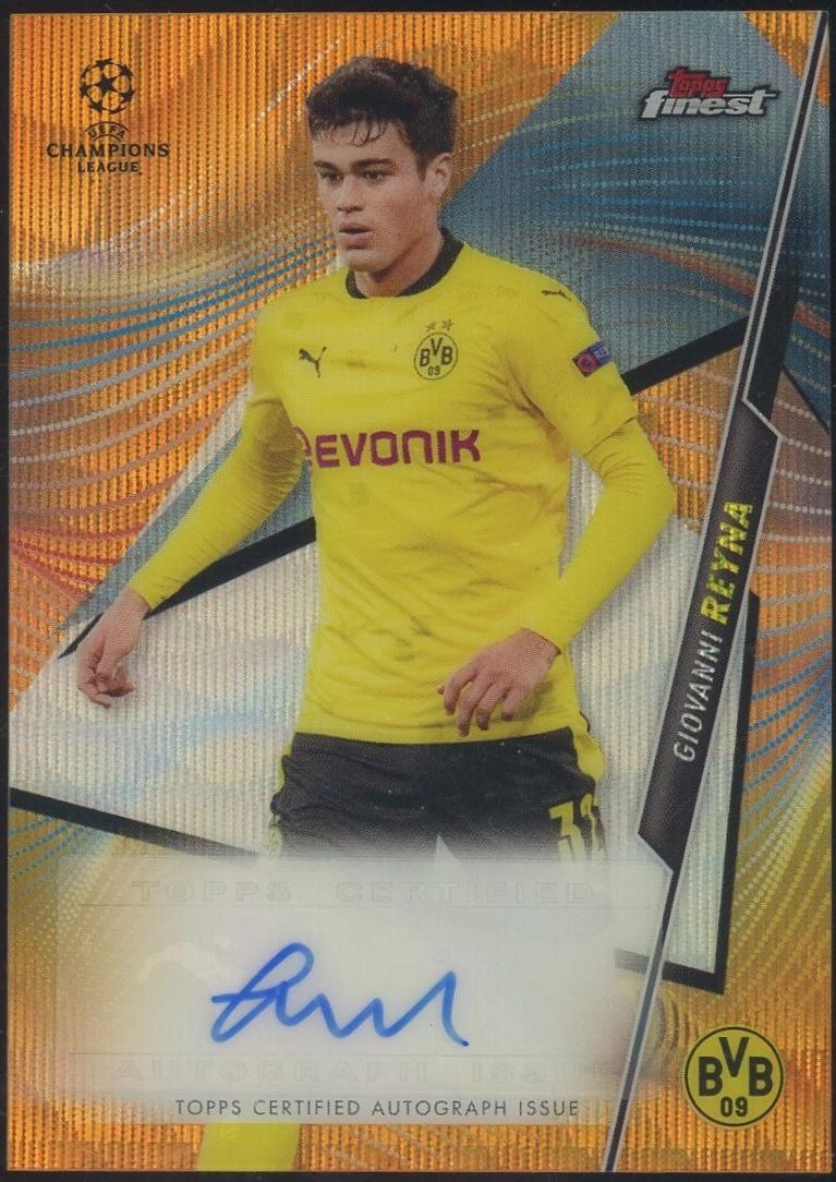 Giovanni Reyna [Orange Wave Refractor] #FA-GRE