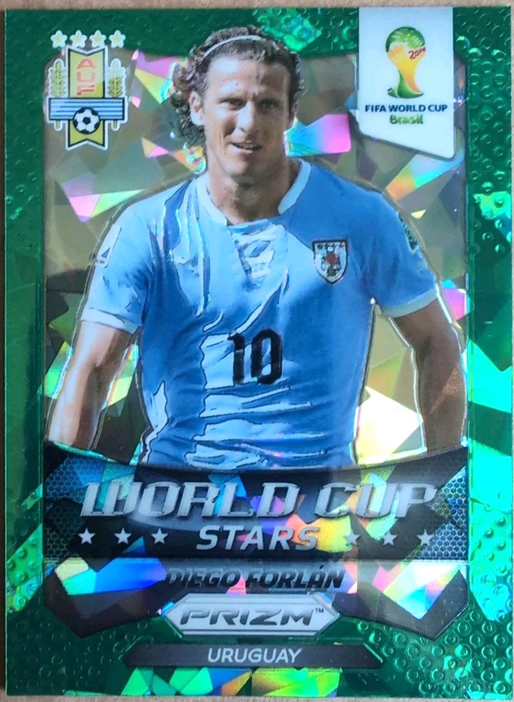 Diego Forlan [Green Crystal Prizm] #45