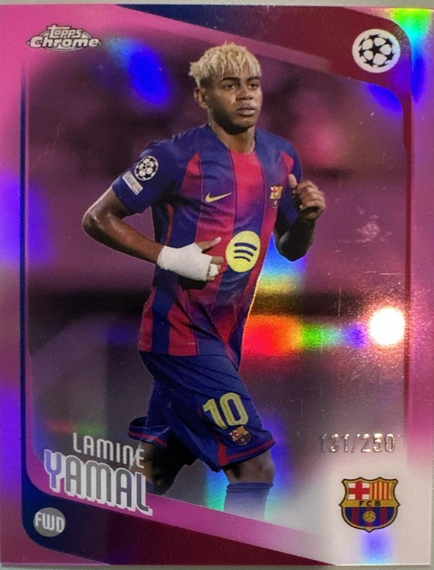 Lamine Yamal [Pink Lava Refractor] #10