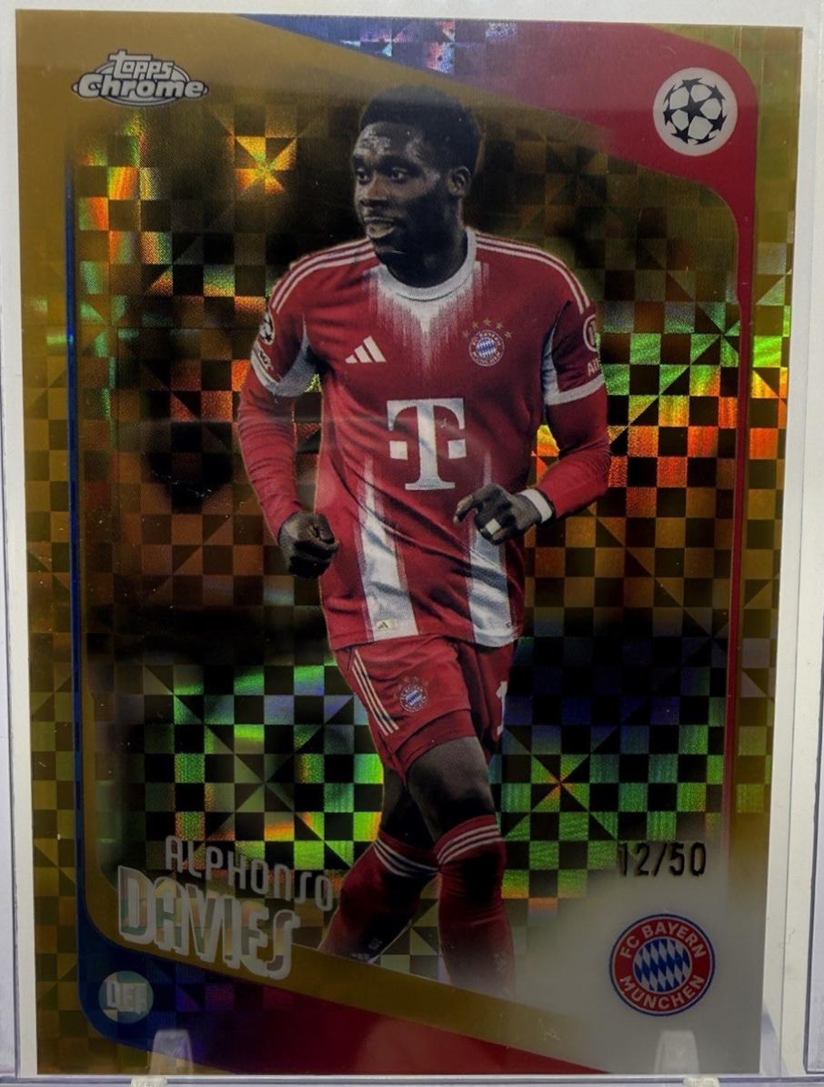Alphonso Davies [Gold X-Fractor] #90