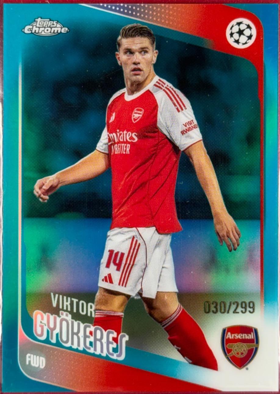 Viktor Gyokeres [Aqua Refractor] #42