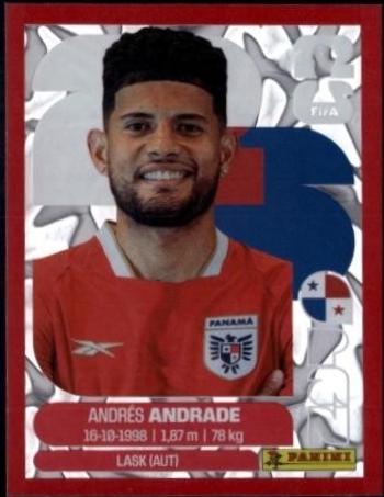 Andres Andrade [Red Crumple] #PAN5