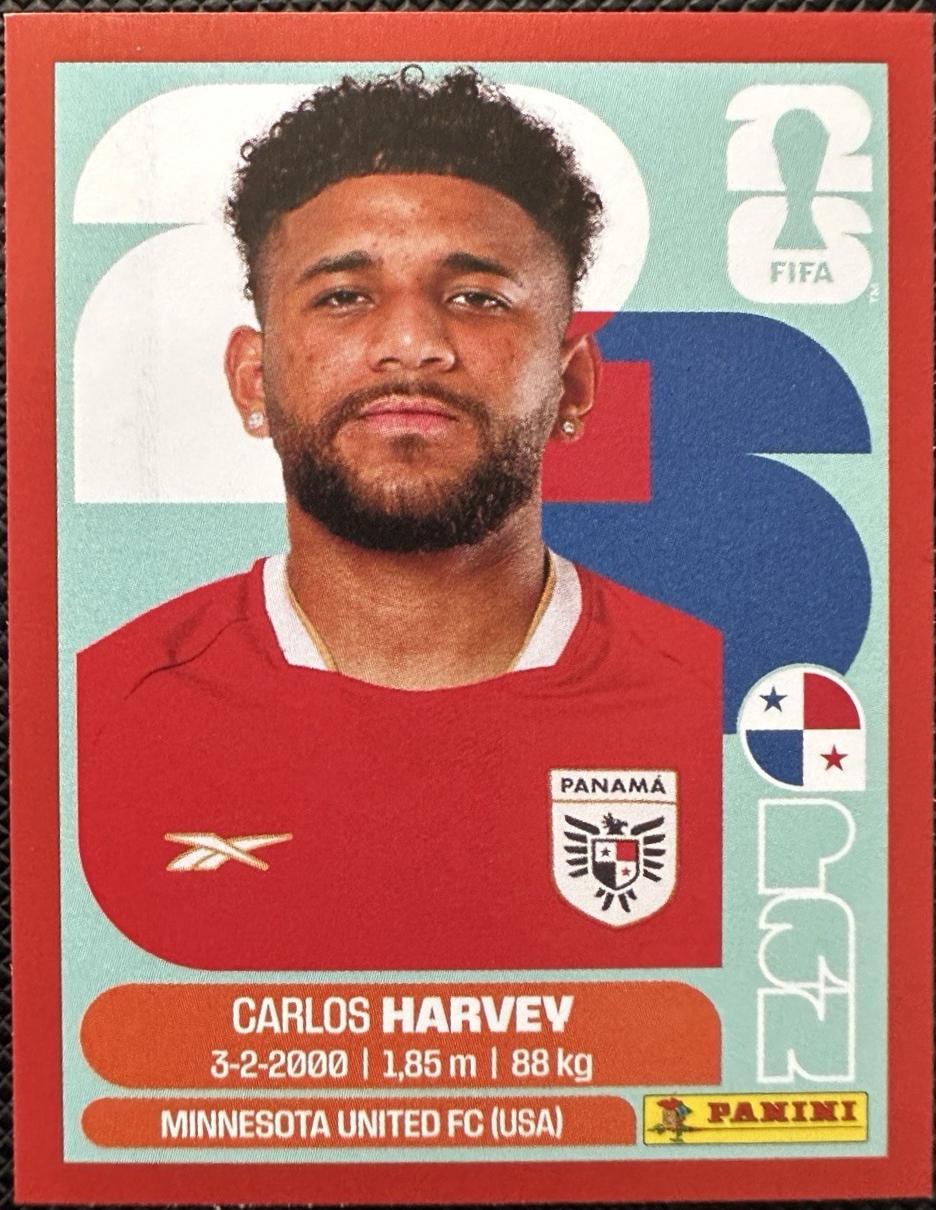 Carlos Harvey [Red] #PAN15