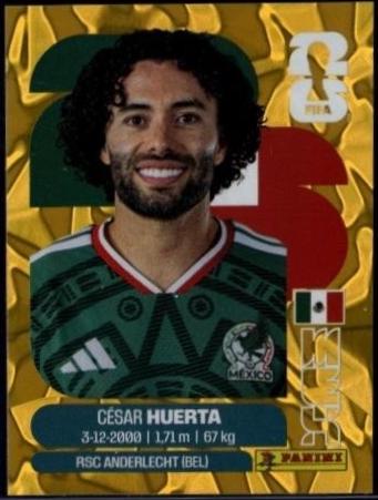 Cesar Huerta [Gold Flood Crumple] #MEX20