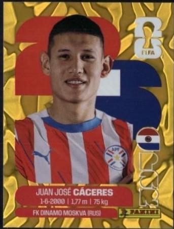 Juan Jose Caceres [Gold Flood Crumple] #PAR6