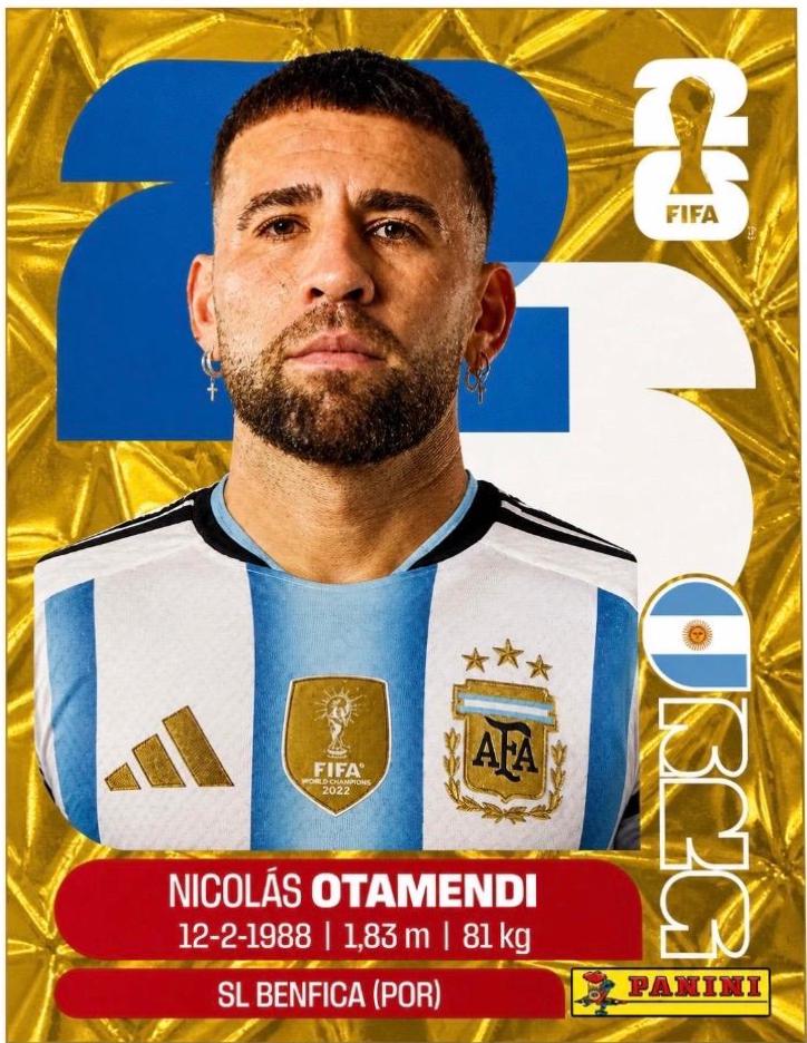 Nicolas Otamendi [Gold Flood Crumple] #ARG5