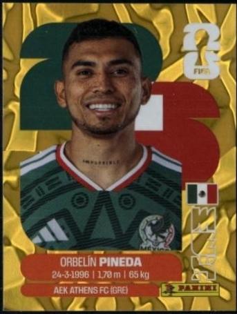 Orbelin Pineda [Gold Flood Crumple] #MEX11