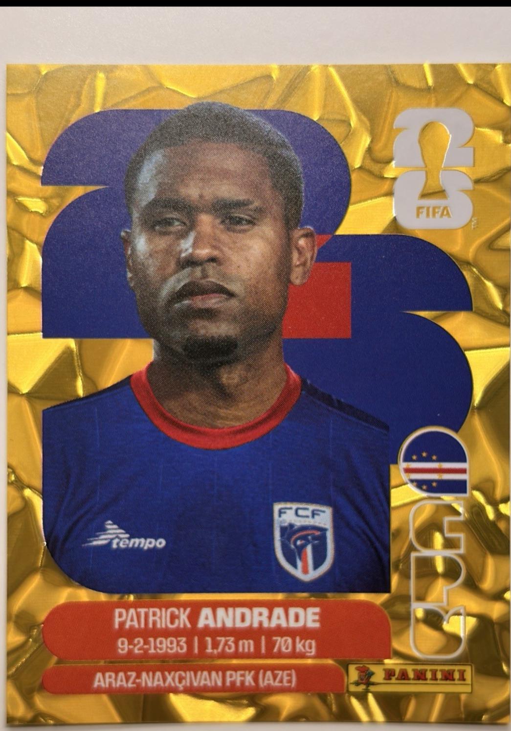 Patrick Andrade [Gold Flood Crumple] #CPV11