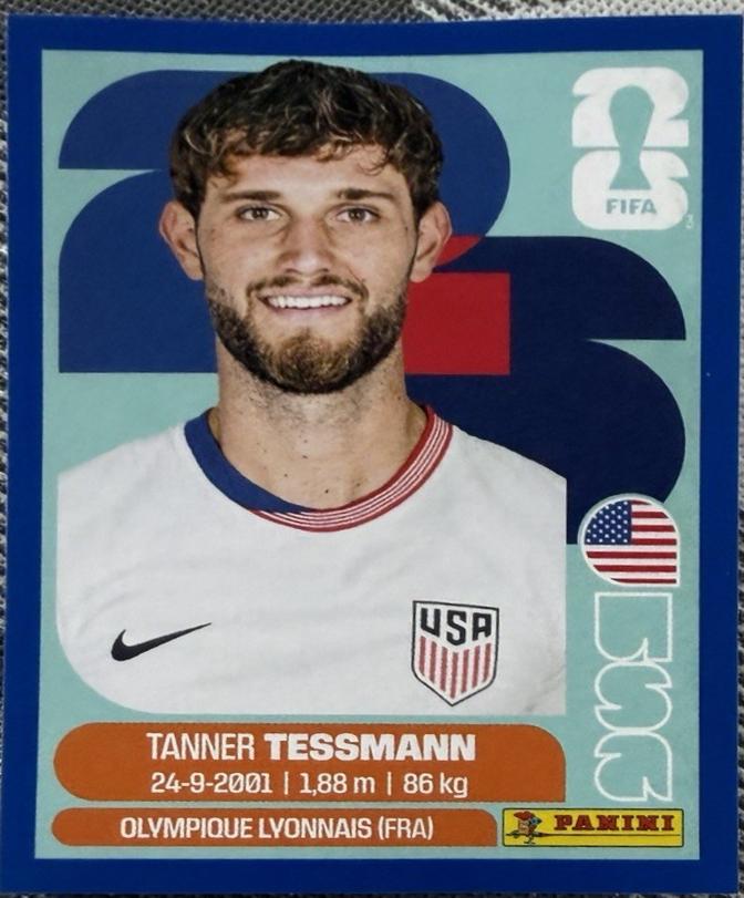 Tanner Tessmann [Blue] #USA9
