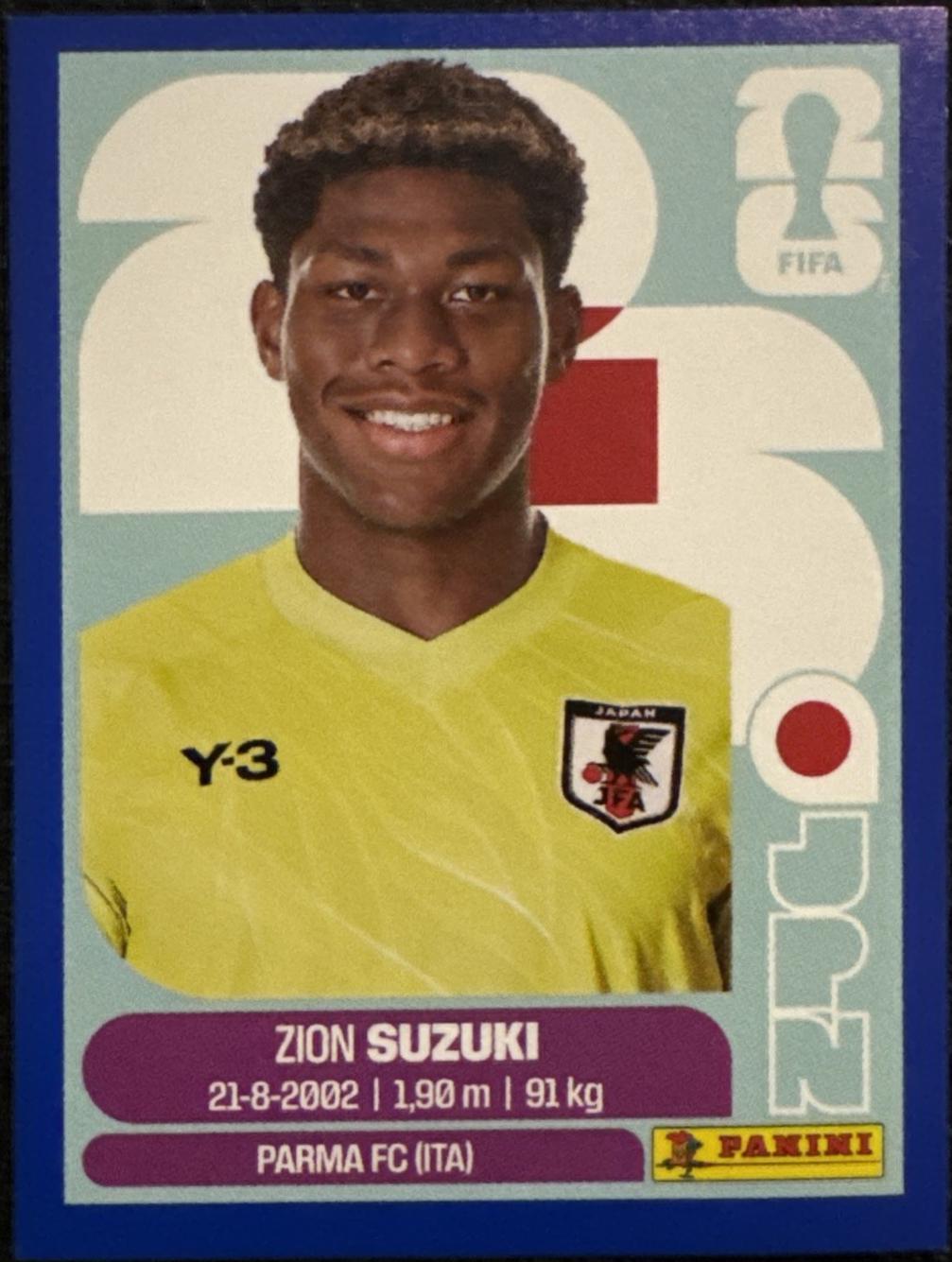 Zion Suzuki [Blue] #JPN2