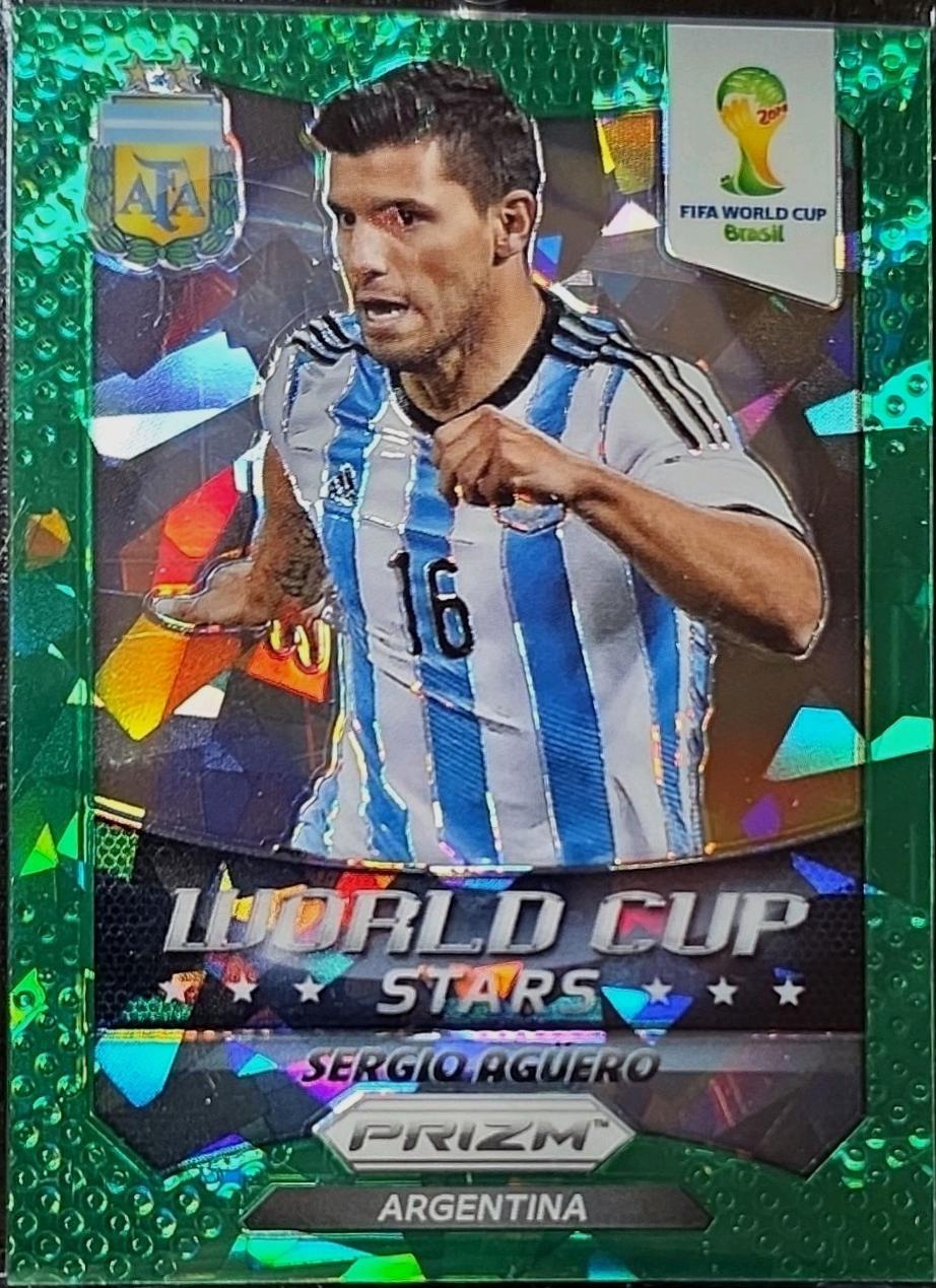 Sergio Aguero [Green Crystal Prizm] #2