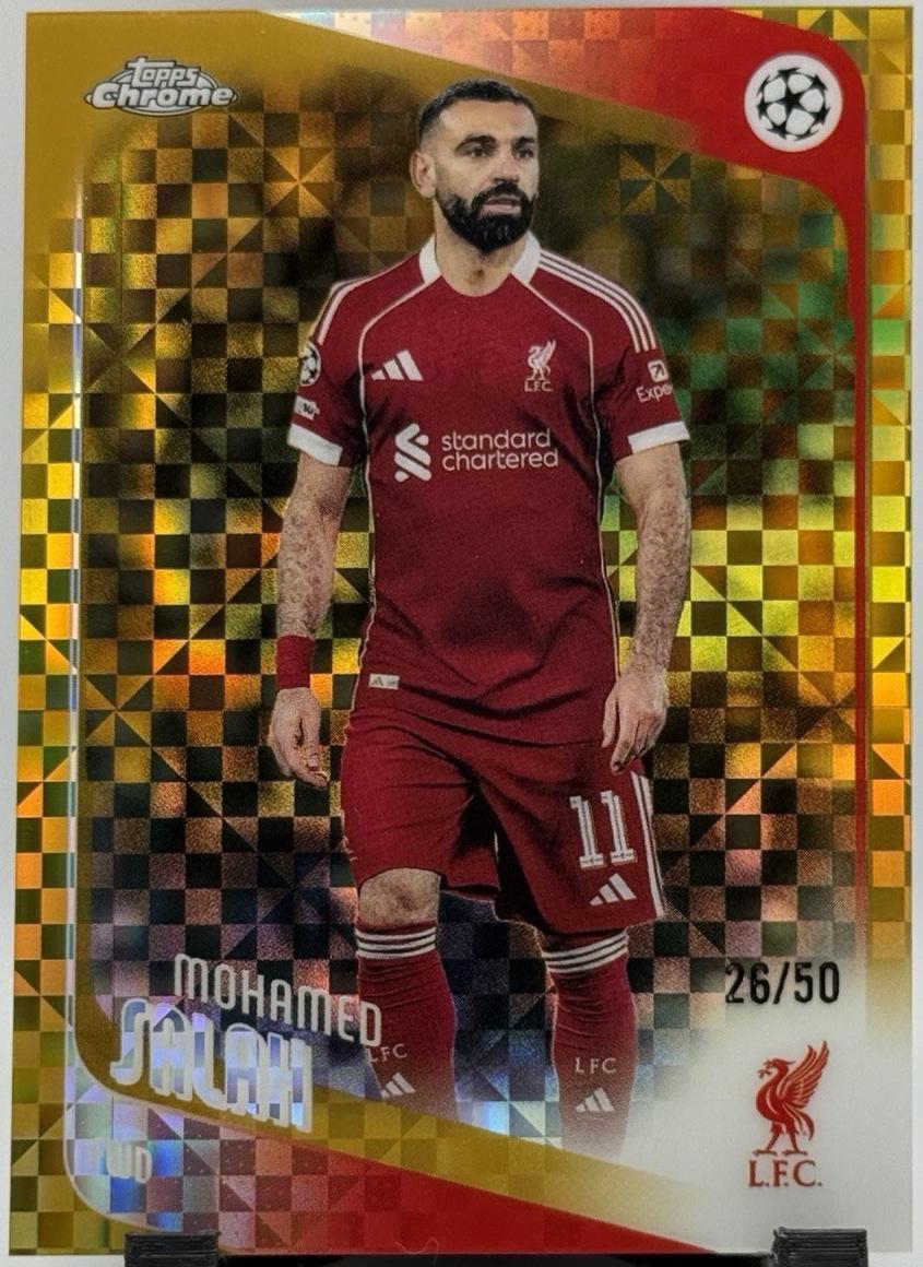 Mohamed Salah [Gold X-Fractor] #136