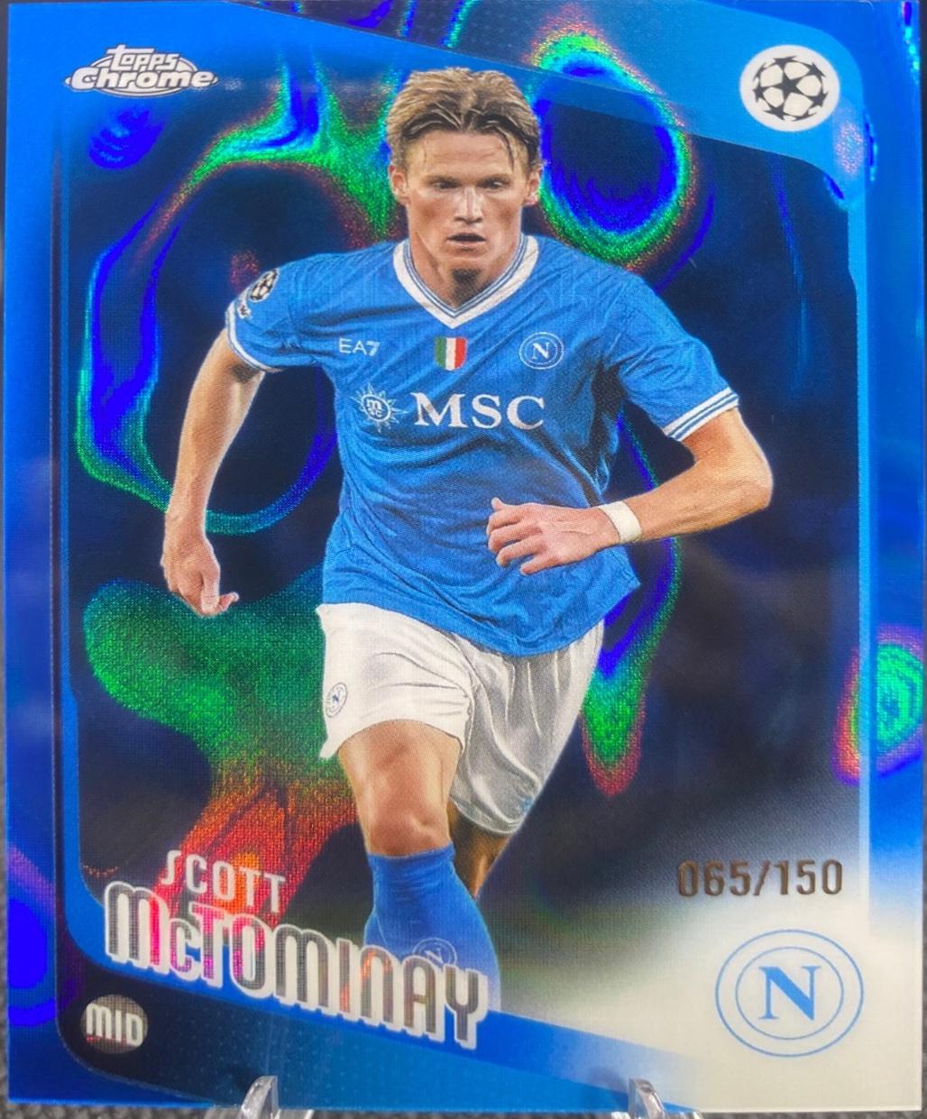 Scott McTominay [Blue X-Fractor] #41