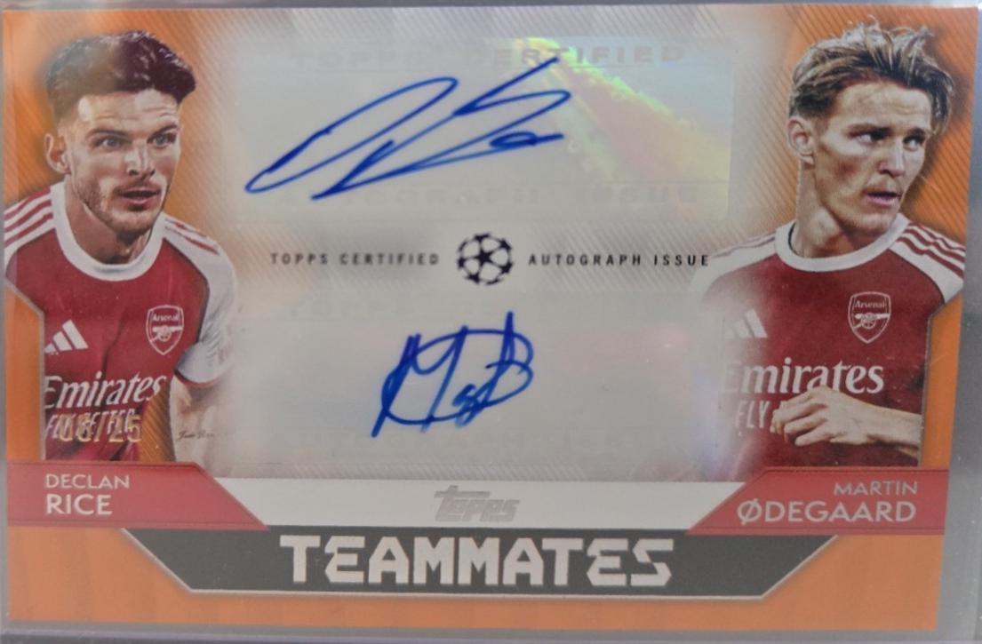 Declan Rice / Martin Odegaard [Orange Foil] #TD-RO