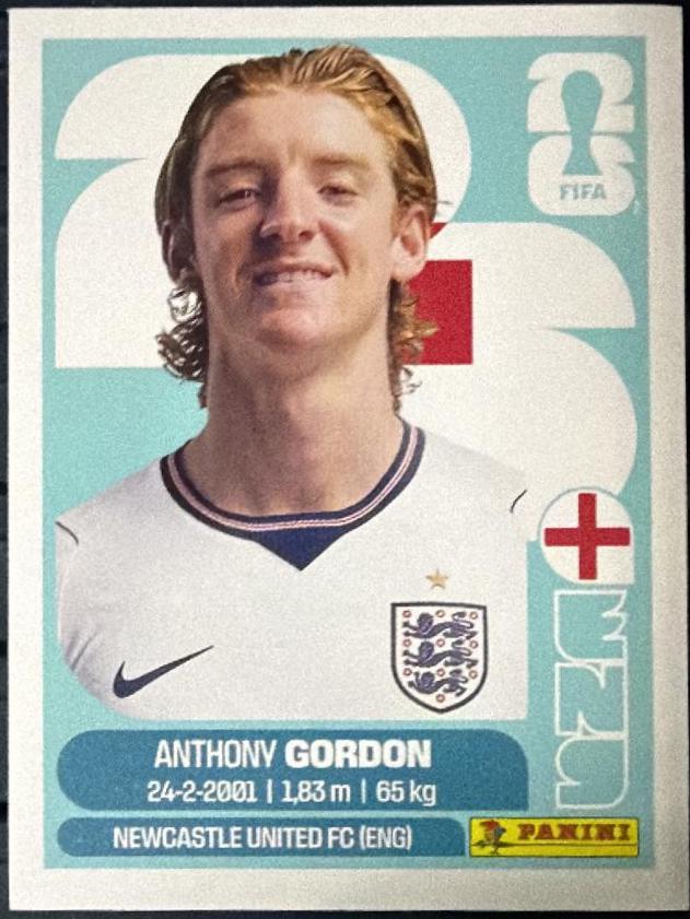 Anthony Gordon #ENG15