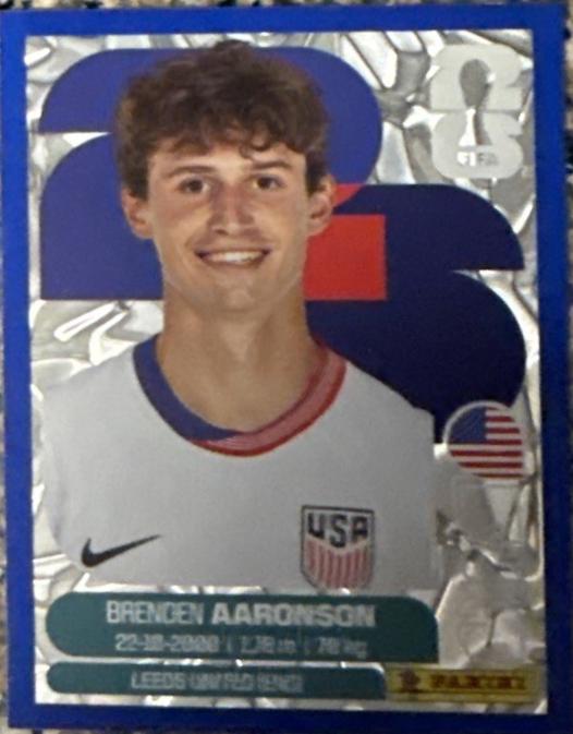 Brenden Aaronson [Blue Crumple] #USA17