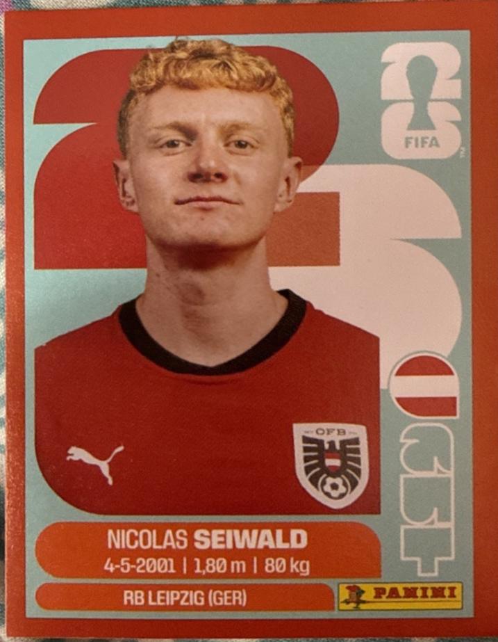 Nicolas Seiwald [Red] #AUT15