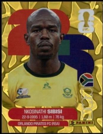 Nkosinathi Sibisi [Gold Flood Crumple] #RSA10