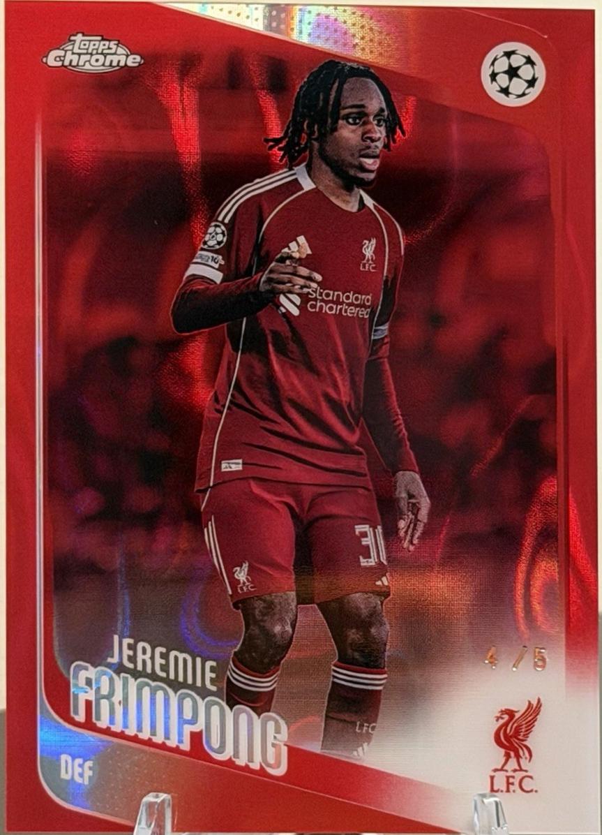 Jeremie Frimpong [Red Lava Refractor] #6