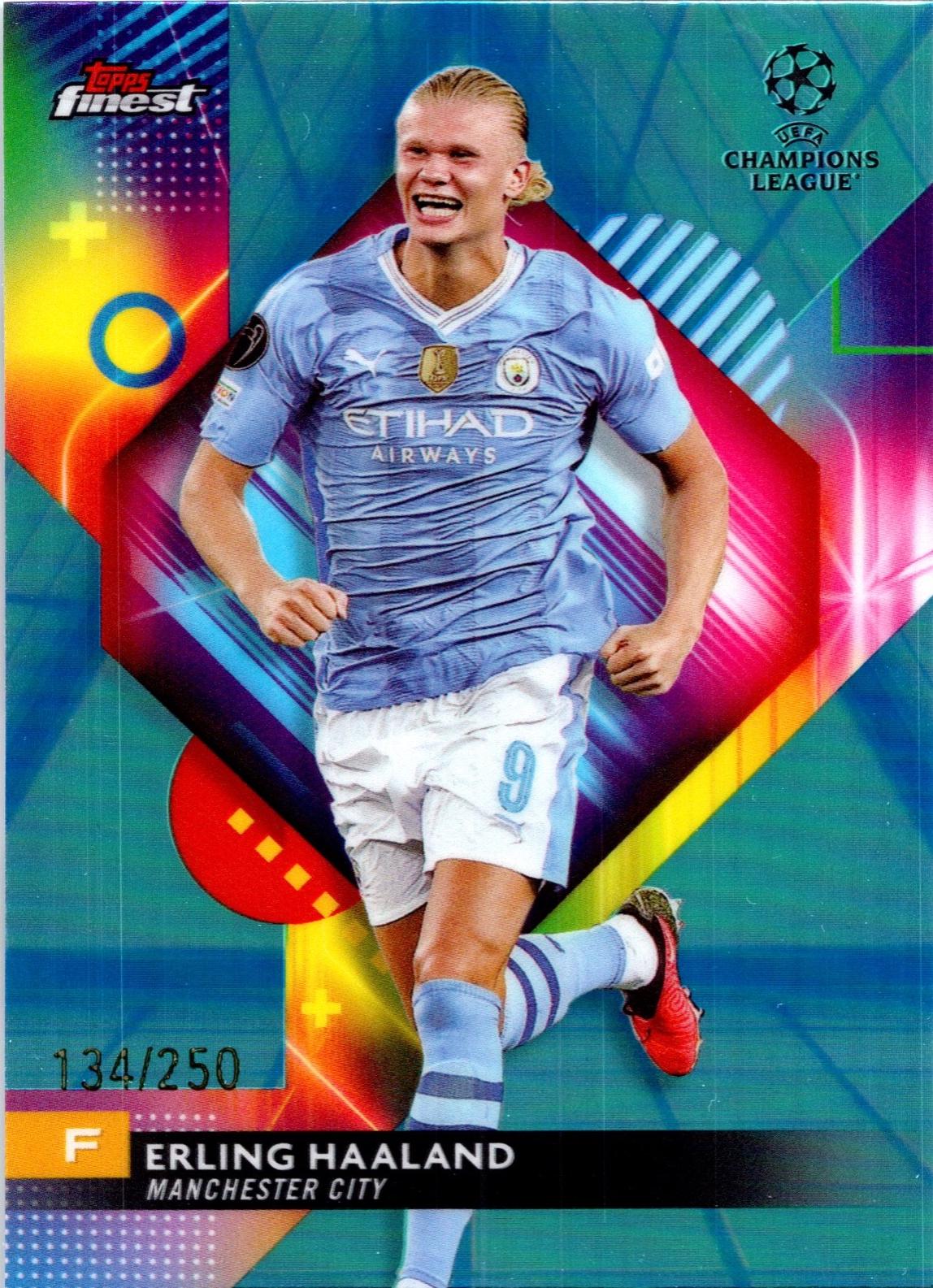 Erling Haaland [Blue Aqua VaporWave Refractor] #121