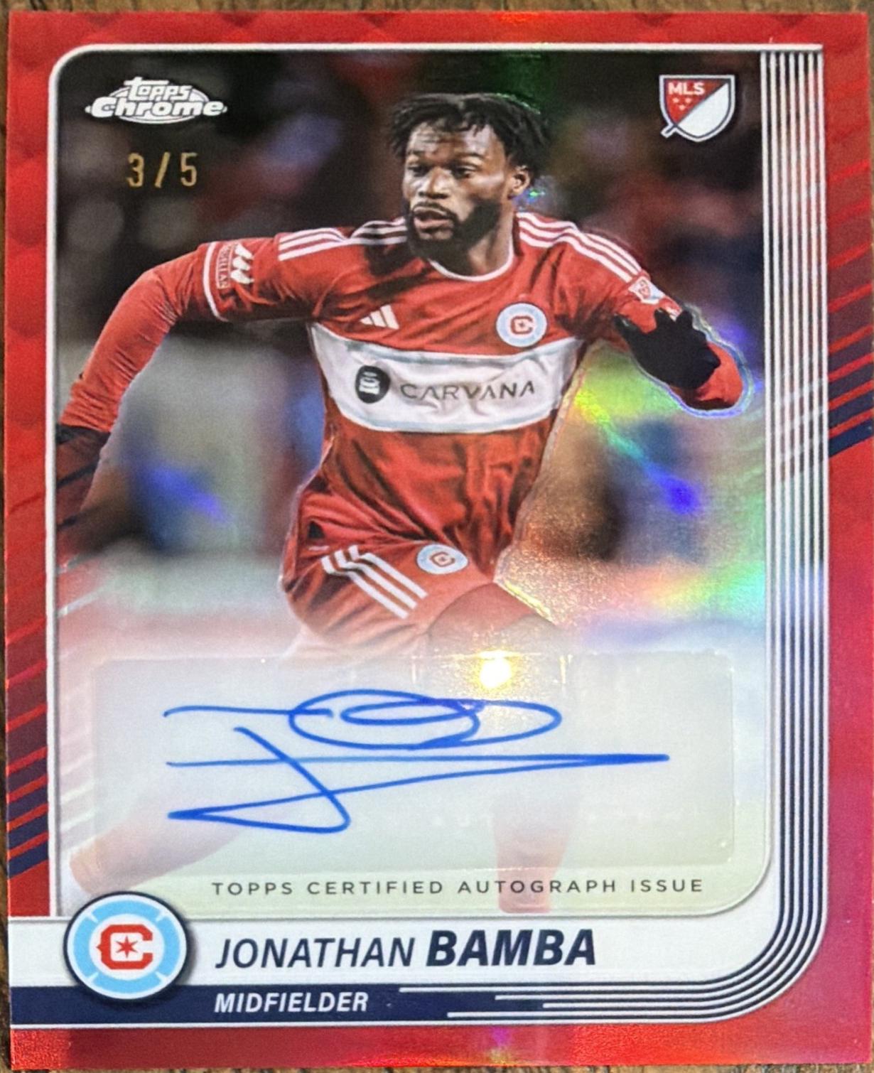 Jonathan Bamba [Red Wave] #CA-JB